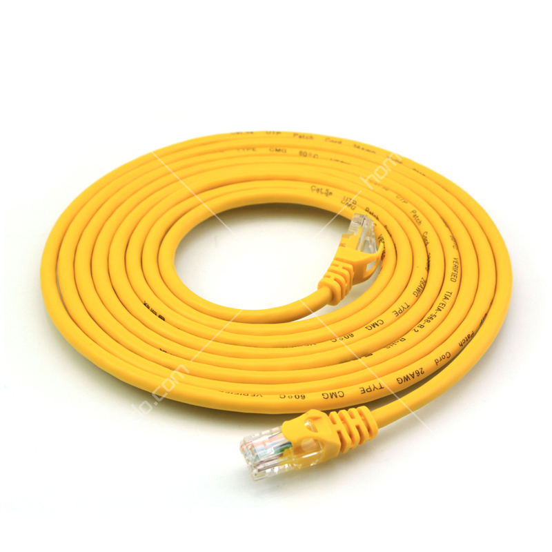 绿联UGREEN NW103黄色超五类2米跳线 小型办公与家庭网络的优选布线方案